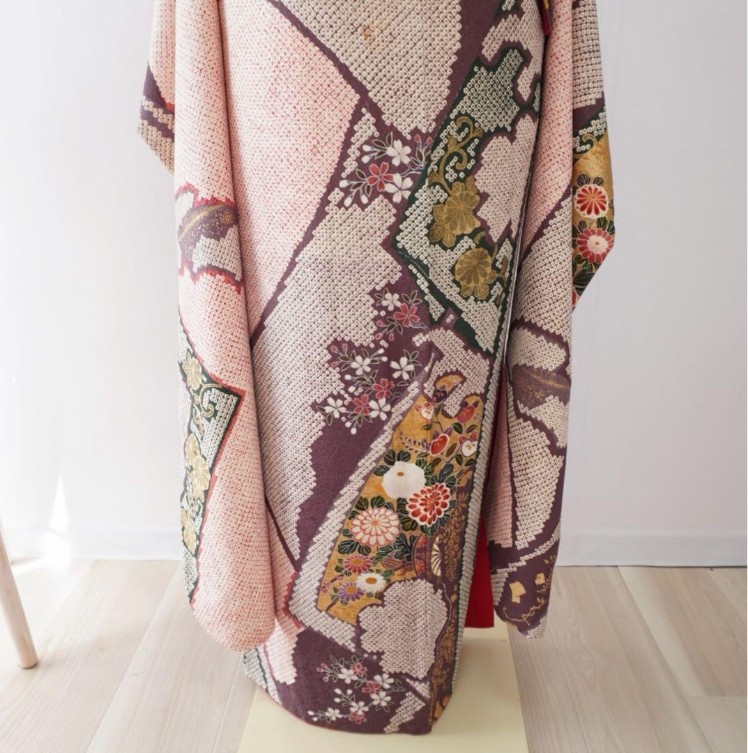 振袖　379F フルセット 5点セット　正絹 すべて正絹