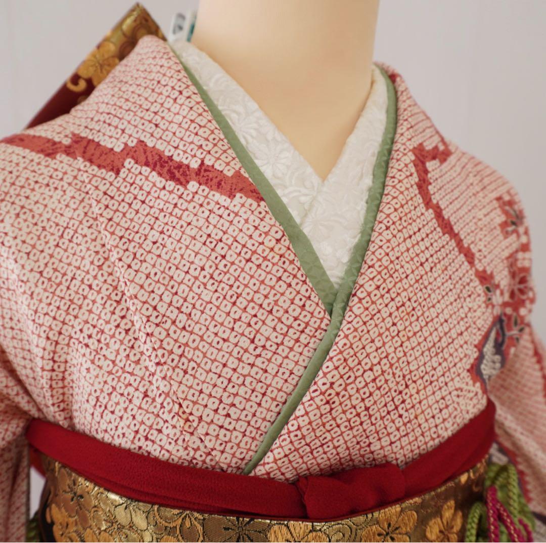 振袖　379F フルセット 5点セット　正絹 すべて正絹