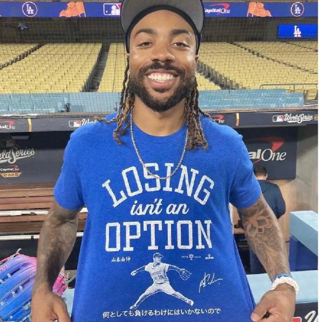 【新品・ラスト1点】山本由伸選手　名言　Tシャツ　M