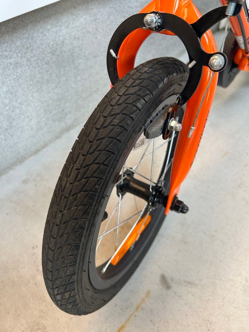 みゃう　STRIDER 14X オレンジ キッズバイク