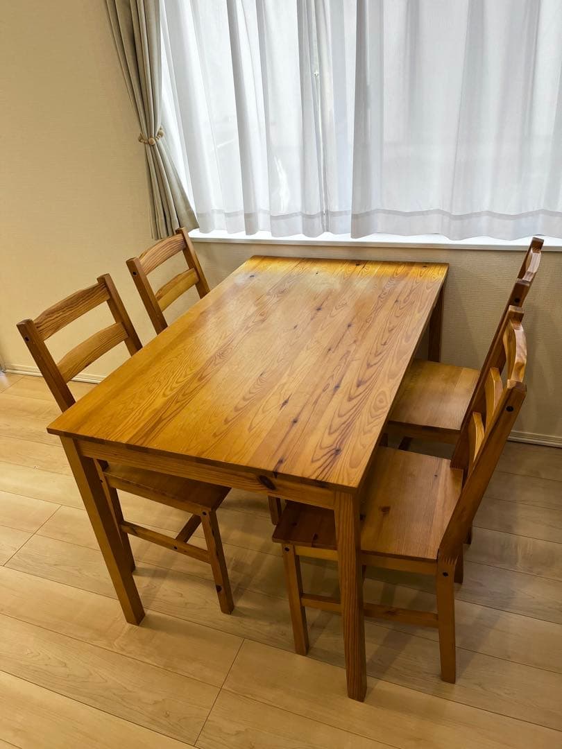 【さいたま市引き取り希望】ダイニングテーブルセット