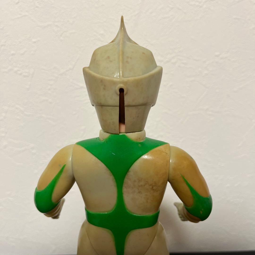 昭*き様 当時物　ブルマァク　ミラーマン　ソフビ　スタンダードサイズ　面取れ　マ