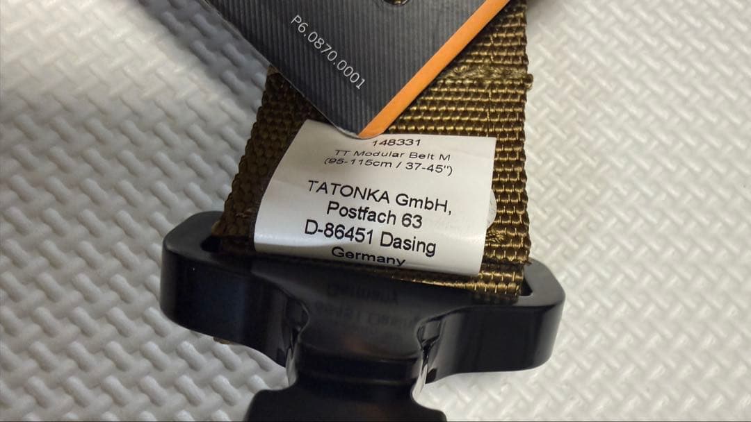 タスマニアンタイガー モジュラー ベルト Mサイズ コヨーテブラウン