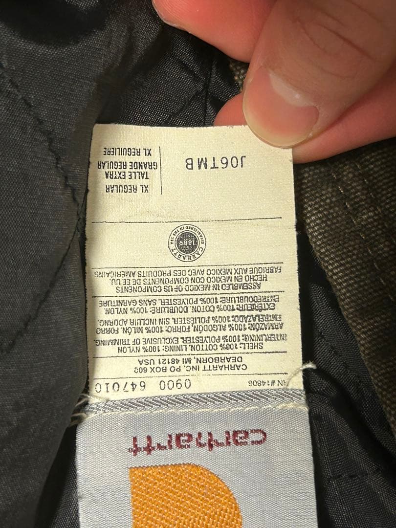 Carhartt カーハートアクティブジャケット　TMB