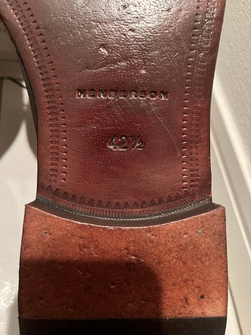ほぼ未使用) イタリア靴 HENDERSON BARACCO