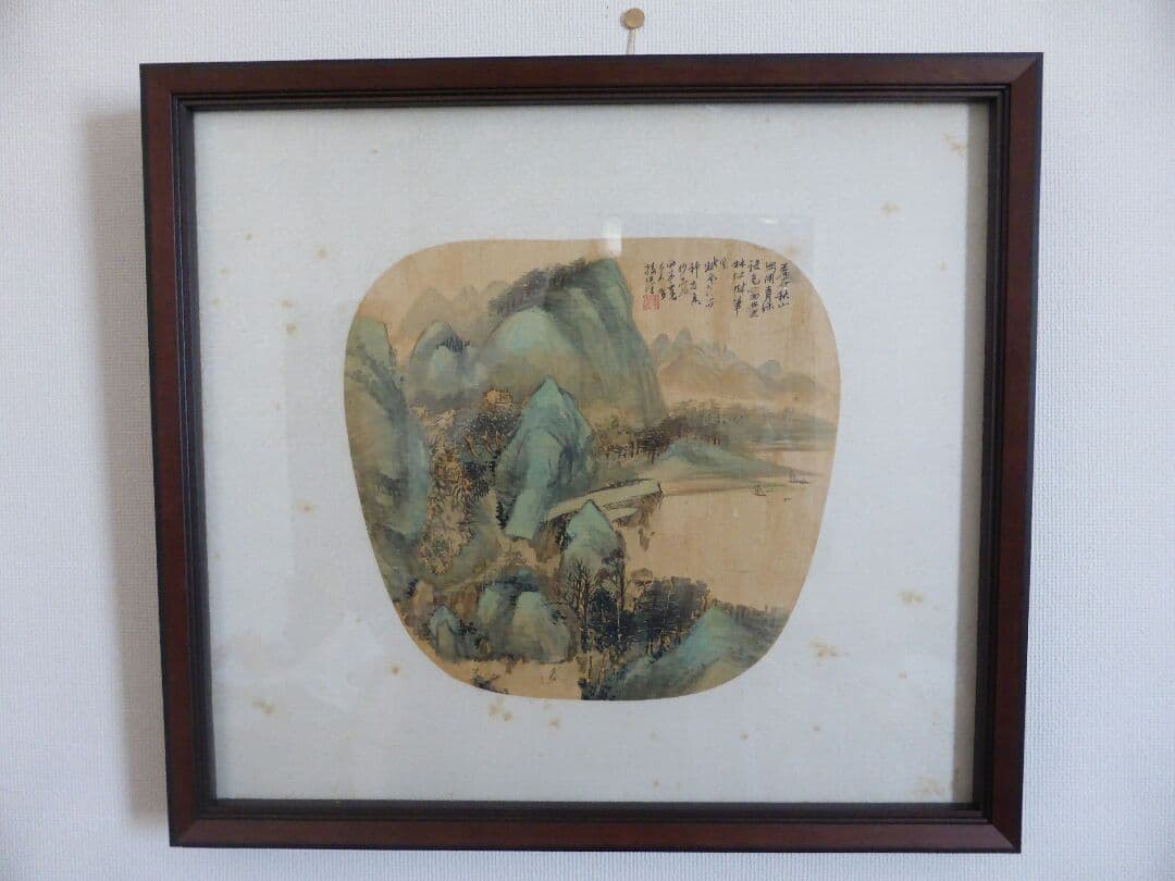 中国絵画　山道　Old Chinese painting