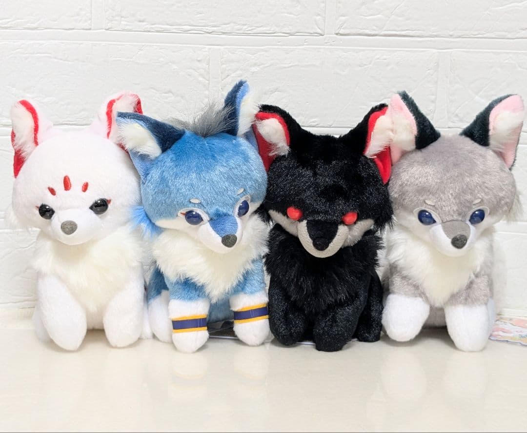 アマテラスのオオカミ　ぬいぐるみ　ST 全４種　コンプリートセット