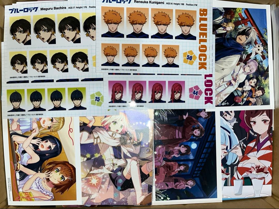 アニメグッズ キャラクターグッズ 紙雑貨 紙類 1350枚以上 大量 まとめ売り