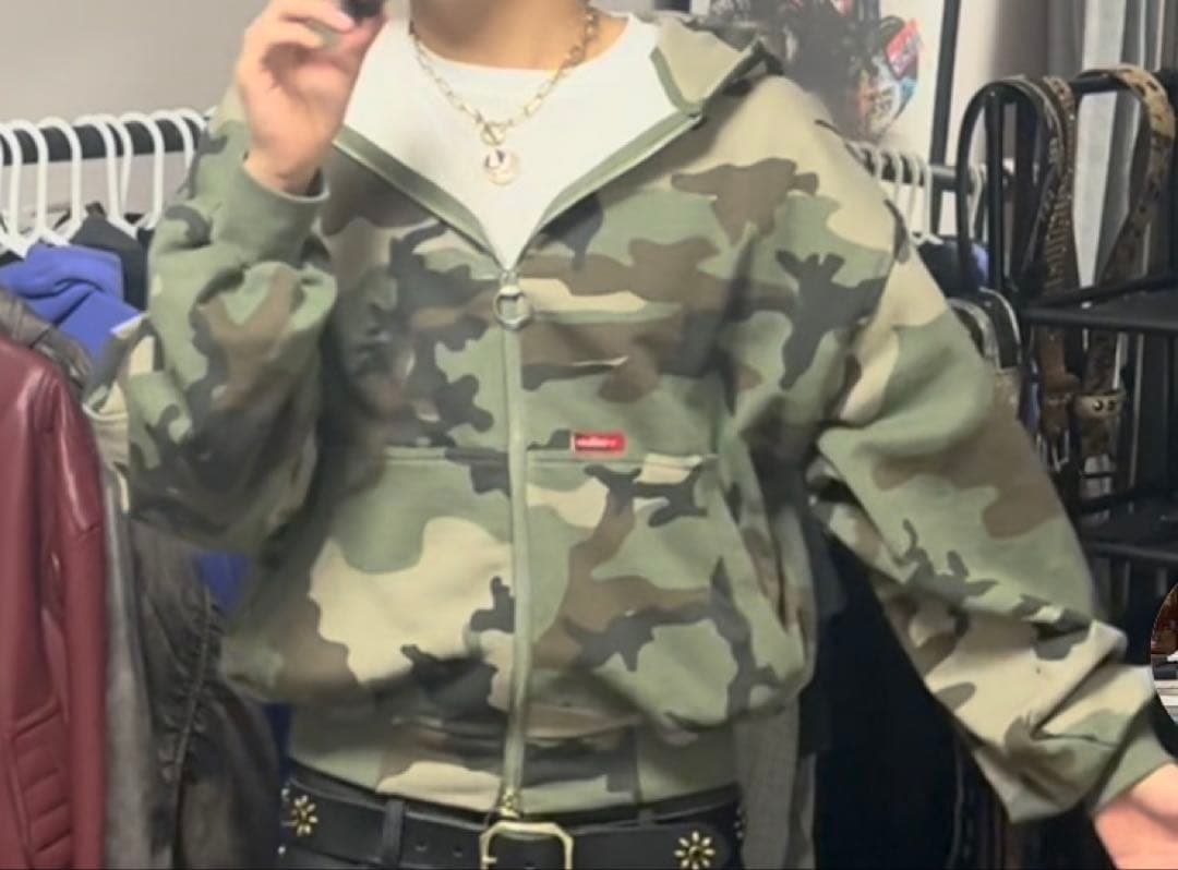 スカファー 迷彩パーカー