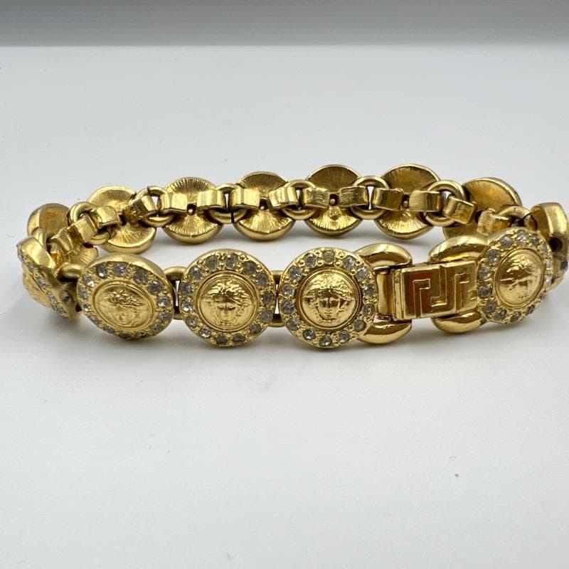 GIANNI VERSACE ブレスレット メデューサ ラインストーン