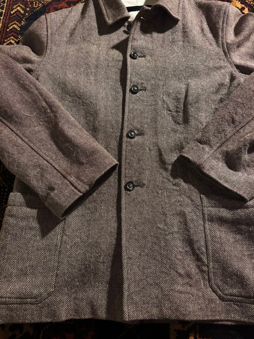 Dsecond 5ボタン　ヘリンボーンワークJKT