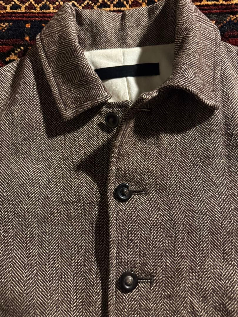 Dsecond 5ボタン　ヘリンボーンワークJKT