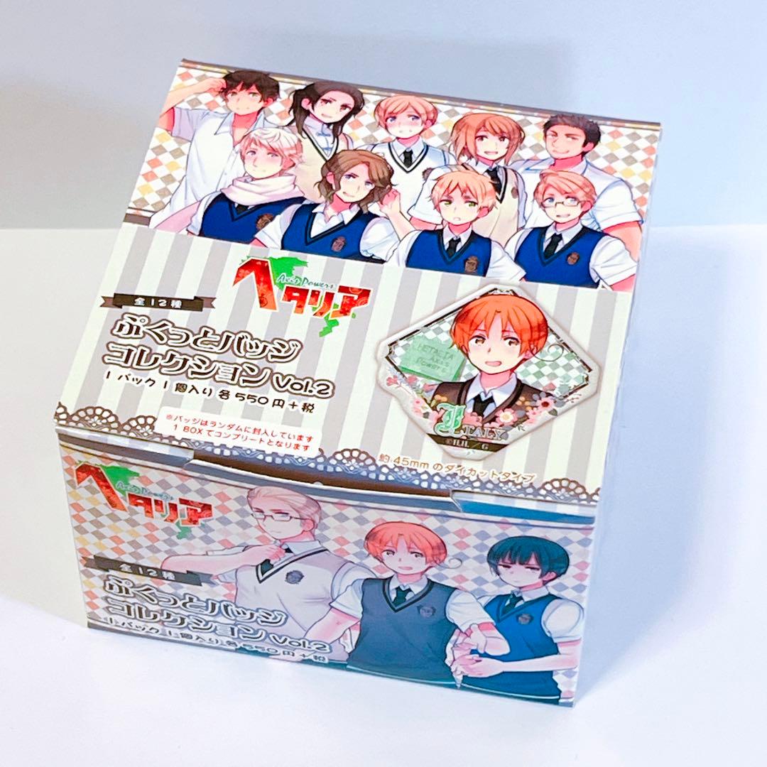 【11種】学園服 ヘタリアぷくっとバッジ全種