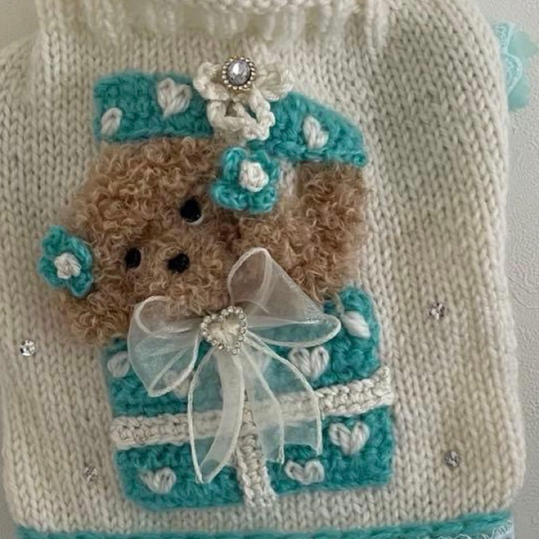 小型犬　手編みニット