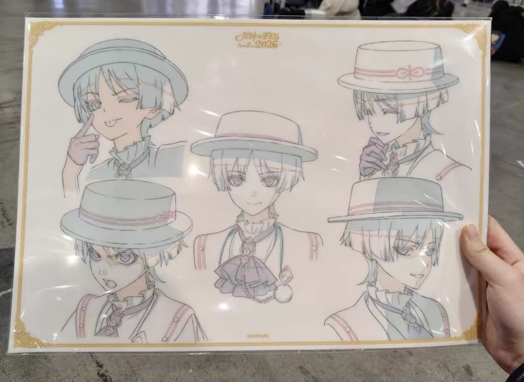 原神 fes 放浪者フェス vipチケット 特典 PVCデスクマット