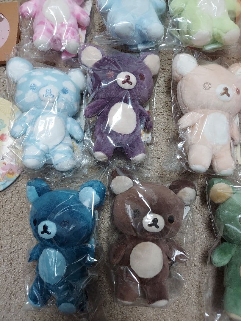 リラックマ　20colorsぬいぐるみ　19種類　セミコンプリート 新品未開封