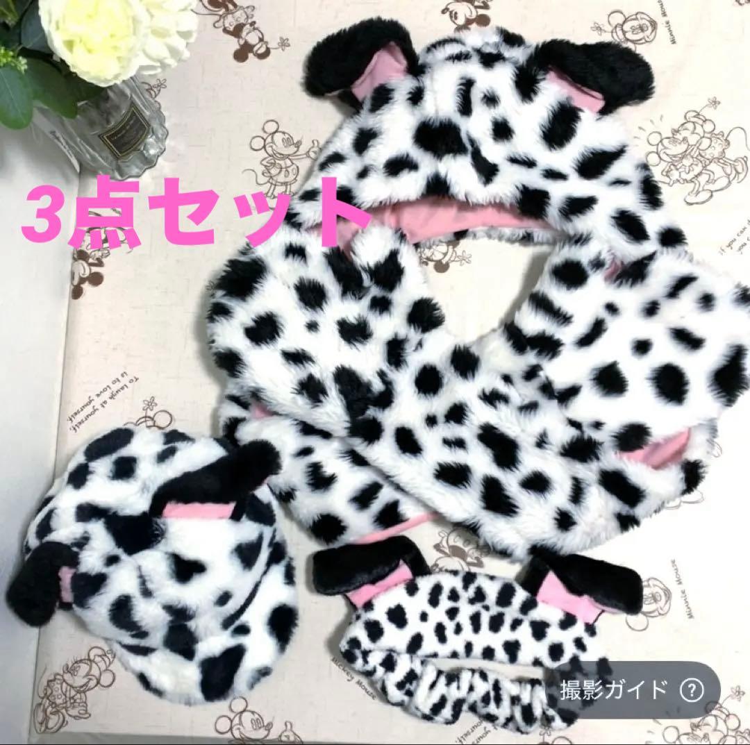 ディズニーリゾート◆101匹わんちゃん　ファンキャップ　マフラーキャップ　バンド