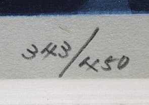 東山魁夷 【雪の後】 遺珠刊行会 木版画