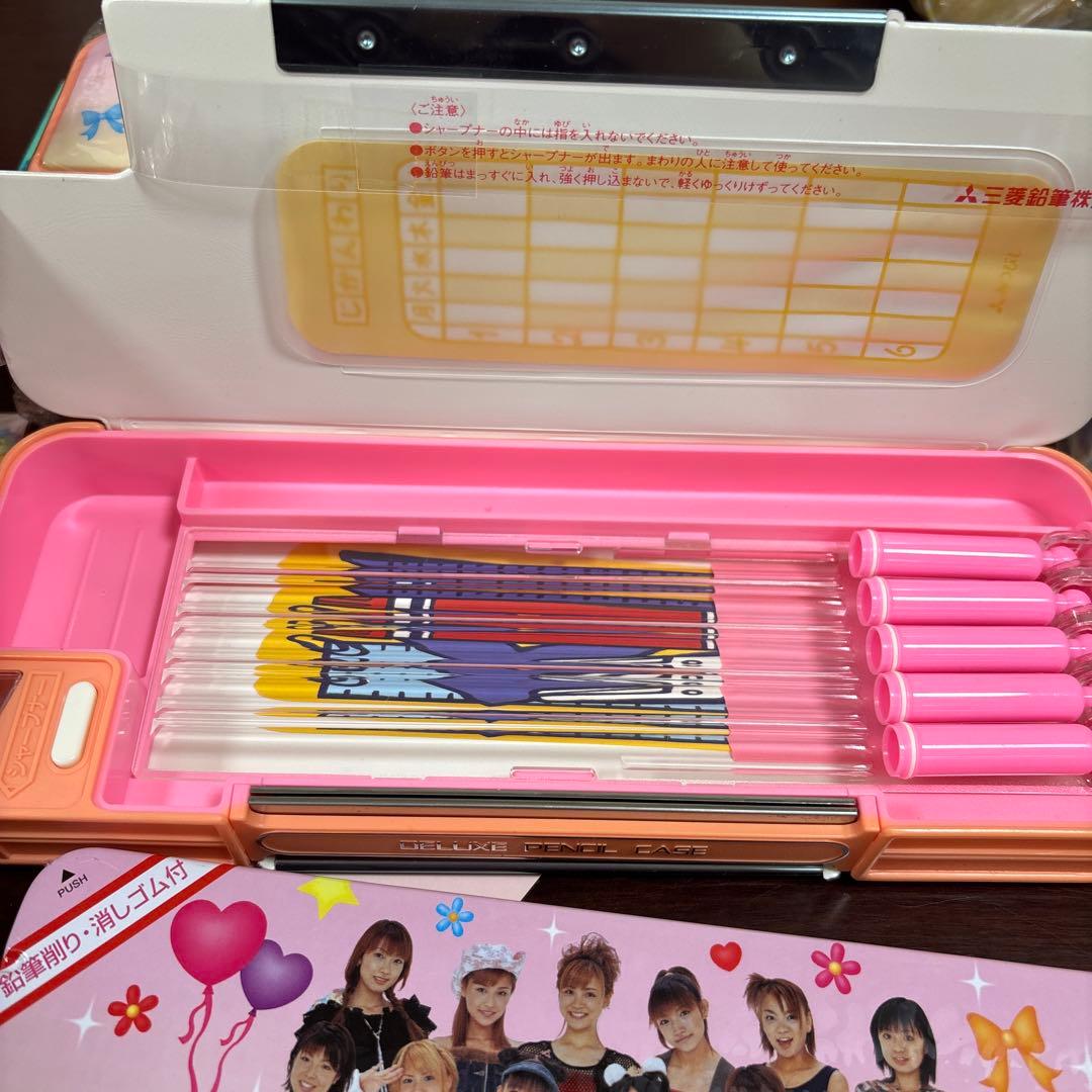 モーニング娘。デラックス筆箱　色えんぴつ　消しゴム　鉛筆セット