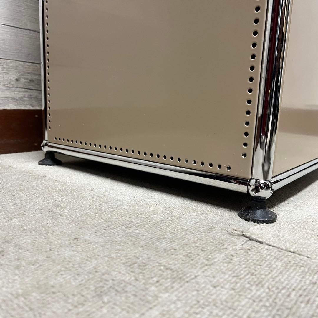 ★ys★USMハラー １列２段 鍵付キャビOP/DD 色：ベージュ