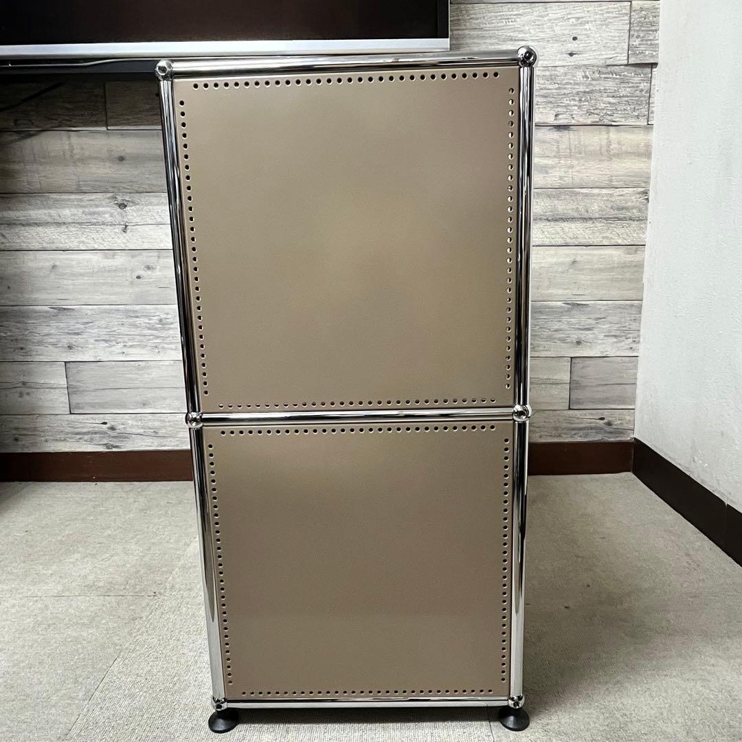 ★ys★USMハラー １列２段 鍵付キャビOP/DD 色：ベージュ