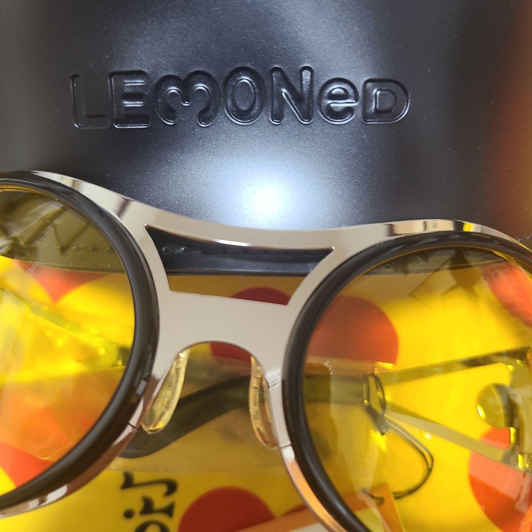 LEMOONed イエローレンズ サングラス ケース付き