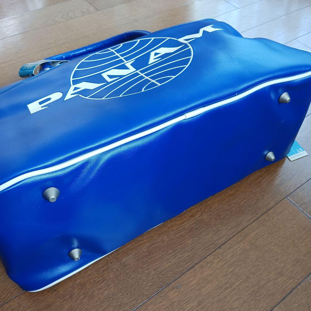 【かずや＠断捨離中】新品未使用PAN AM ボストンバッグ 青