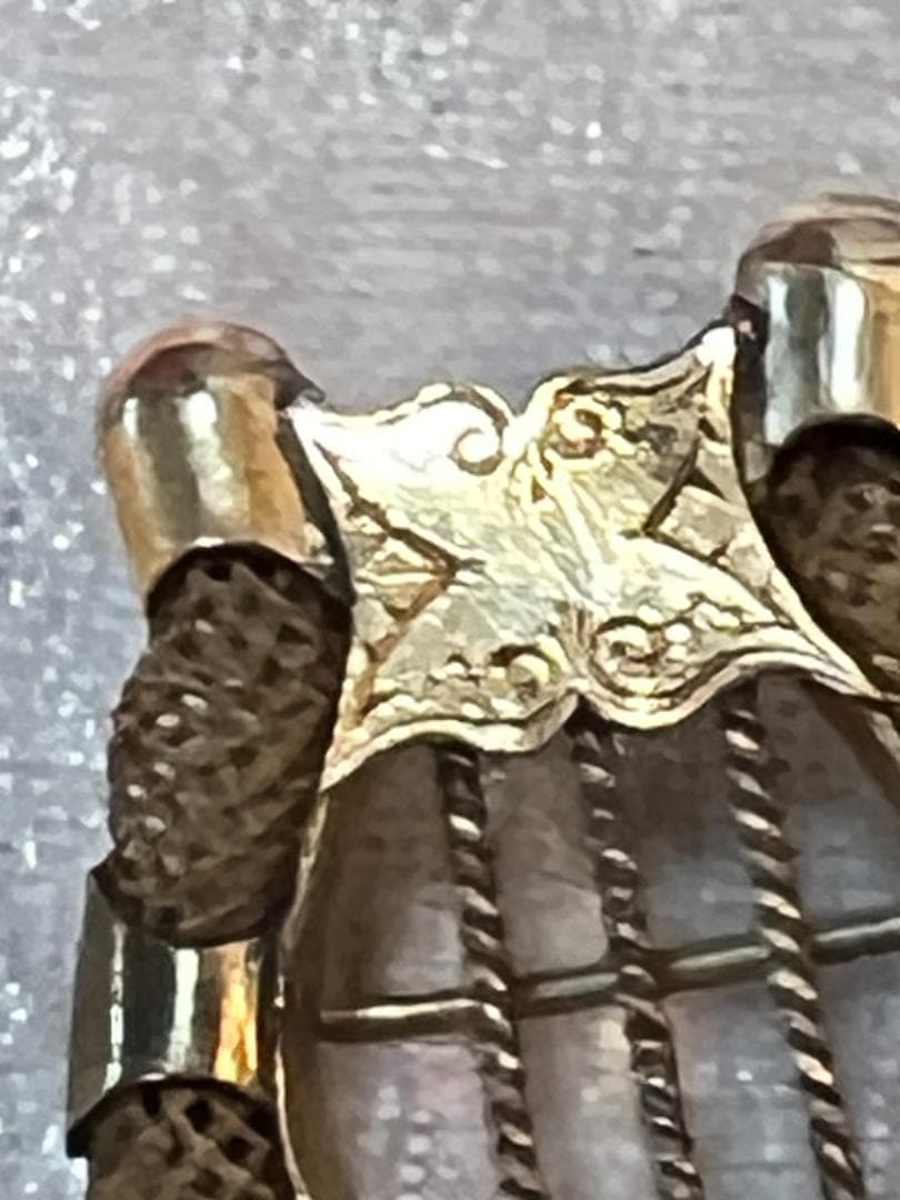 モーニングジュエリー　ヘヤーアクセサリー　ゴールド12ct