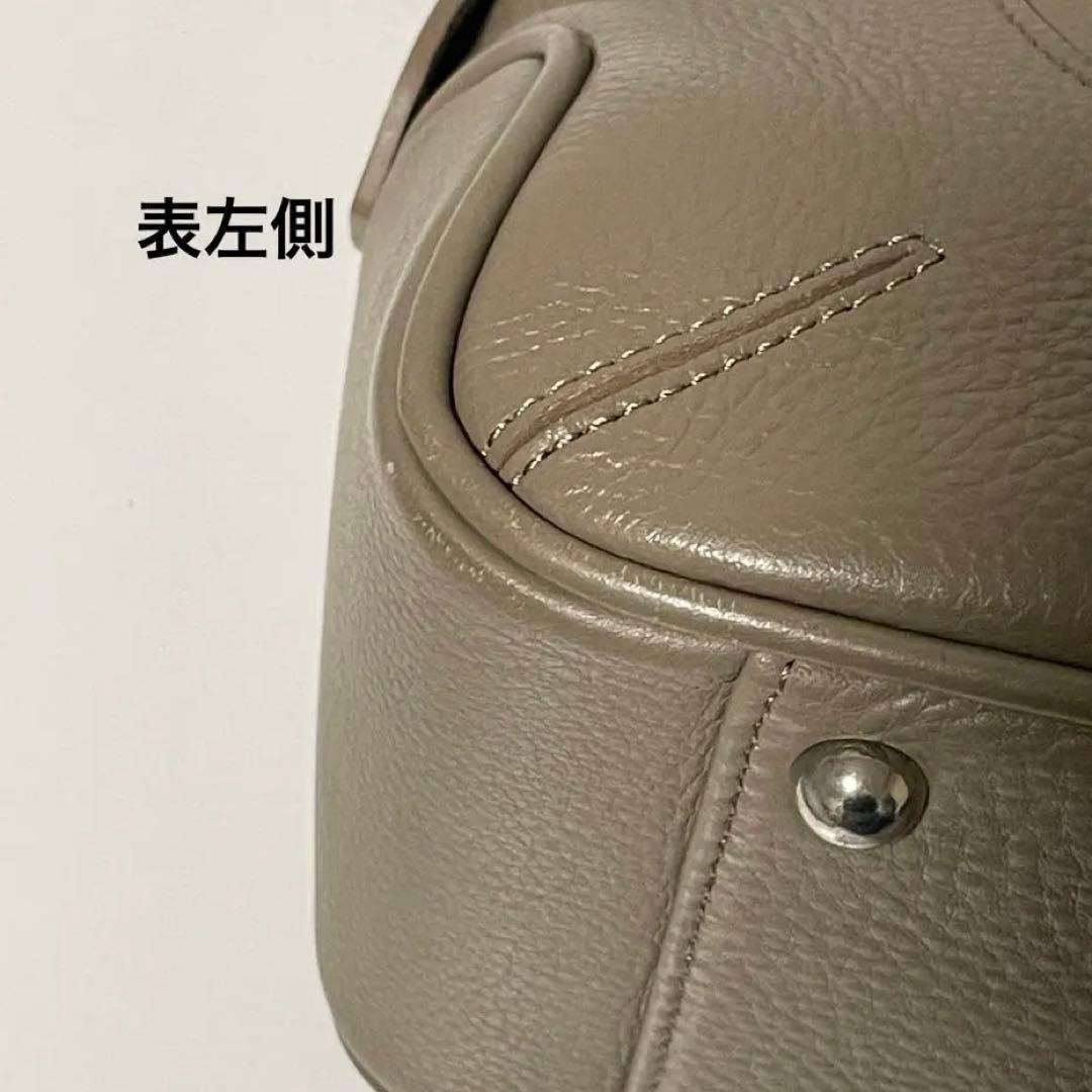 ペッレモルビダ　シュリンクレザー　ビジネスバック　トートバッグ　ベージュ