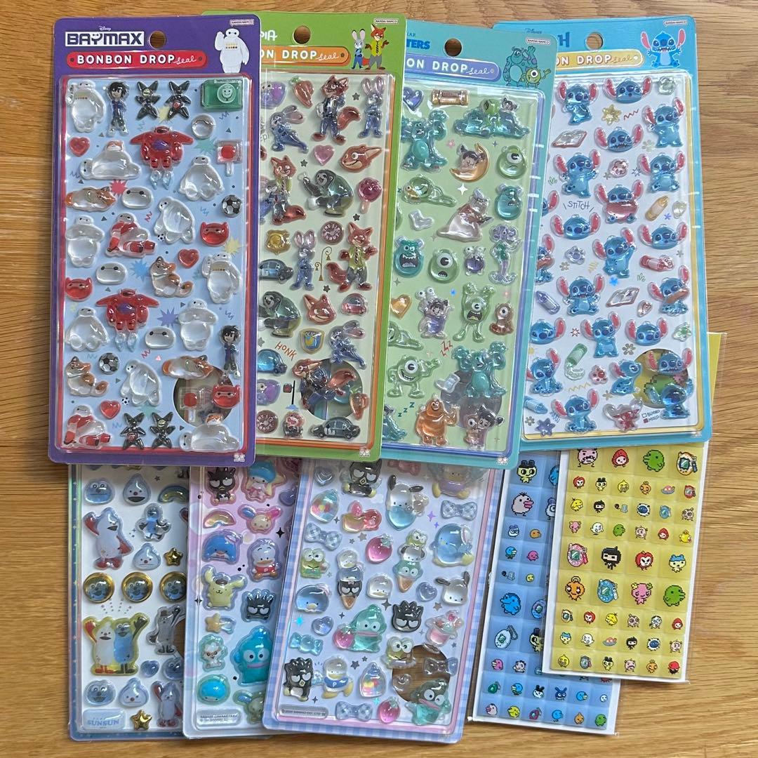 【まとめ売り】ボンボンドロップシール/うるちゅるポップシール/タイルシール