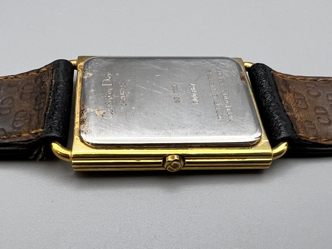 クリスチャンディオール 59.122 ホワイト クオーツ レディース 時計 不動