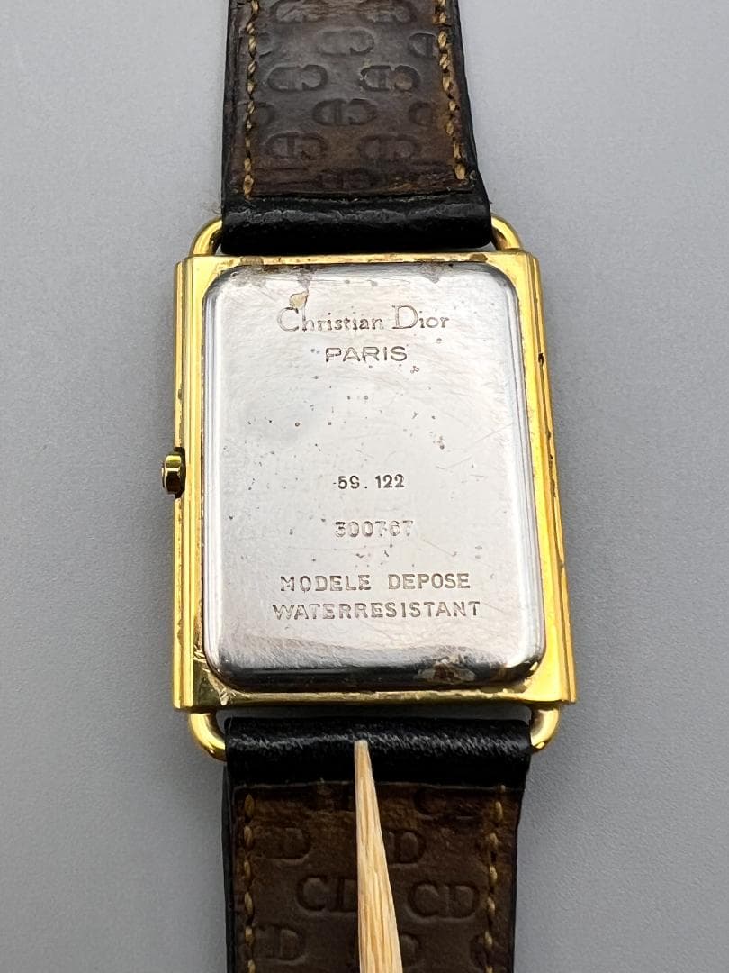 クリスチャンディオール 59.122 ホワイト クオーツ レディース 時計 不動