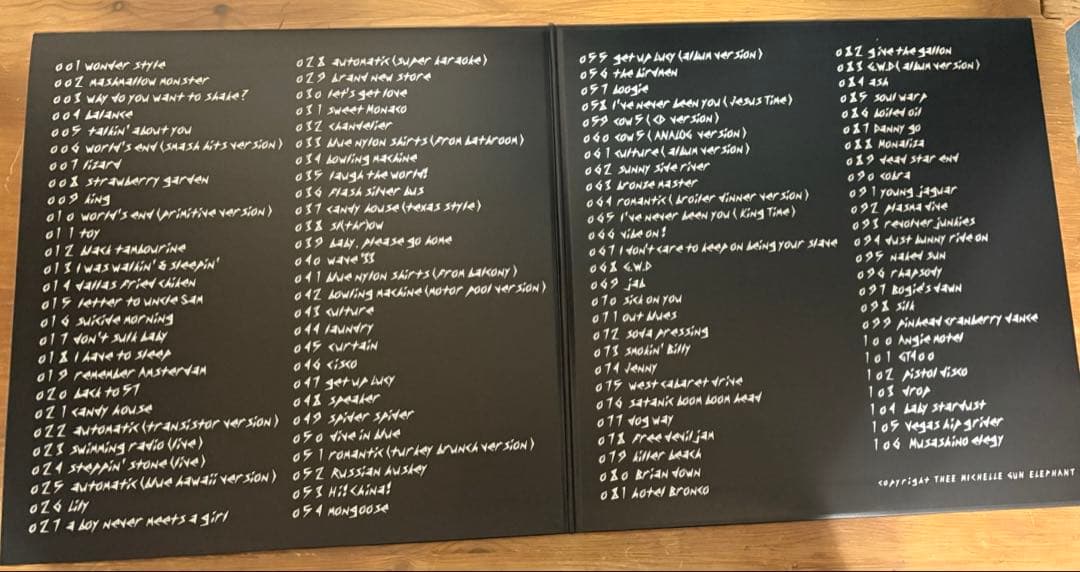 THEE MICHELLE GUN ELEPHANT 106 レコード