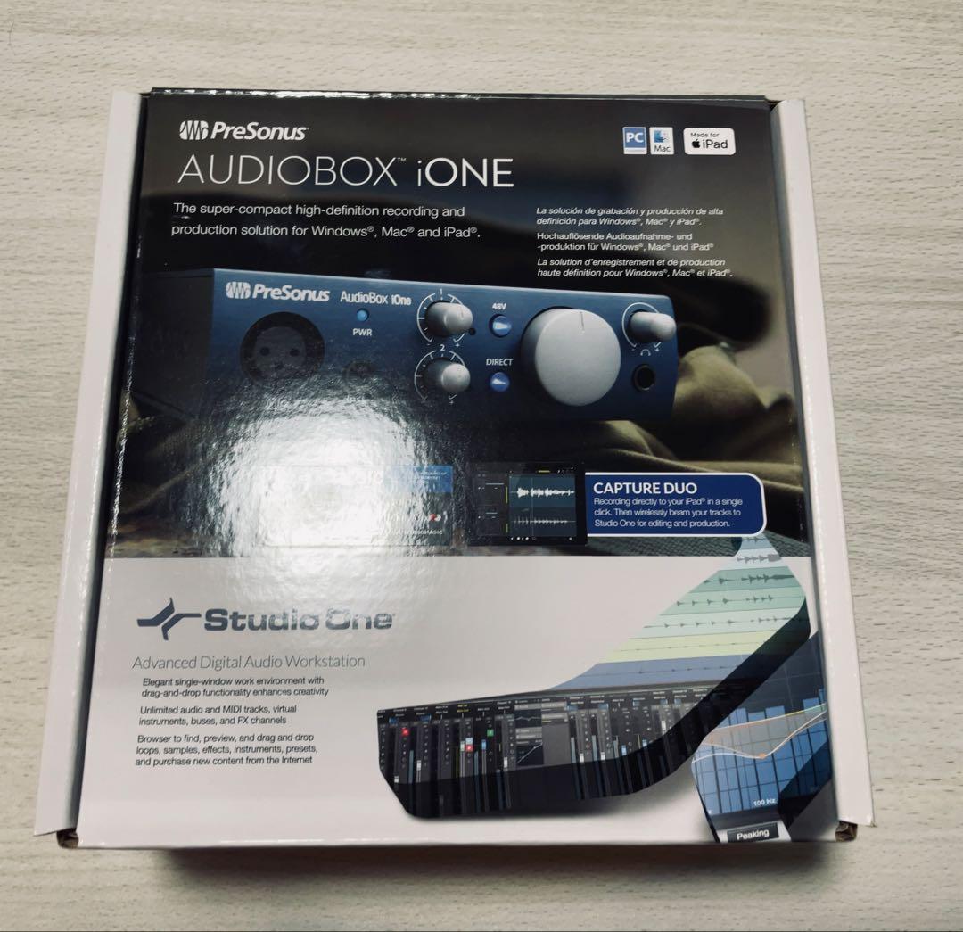 PRESONUS AudioBox iOne USBオーディオインターフェイス
