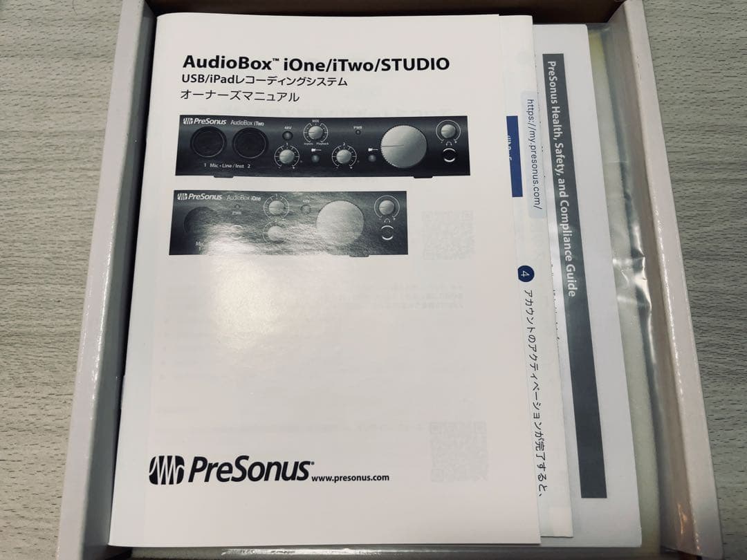 PRESONUS AudioBox iOne USBオーディオインターフェイス