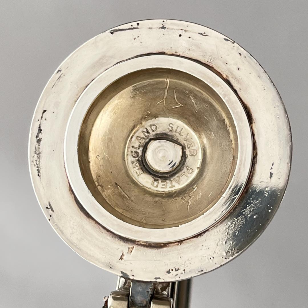 【英国】 バッカスのワインデキャンタ （大） 【シルバープレート/ガラス】