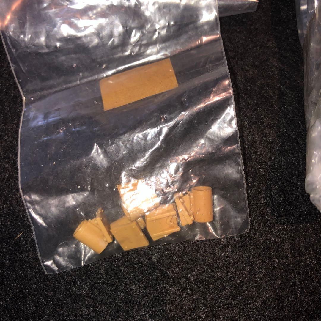 タミヤ1/16タイガー1型戦車用メタル転輪、その他メタルパーツ