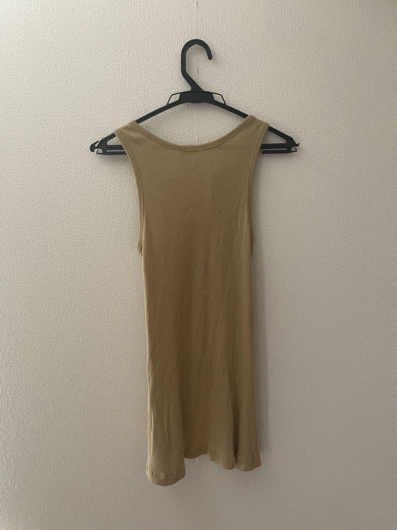 トップス AURALEE AURAL ORGANIC SOFT RIB TANK