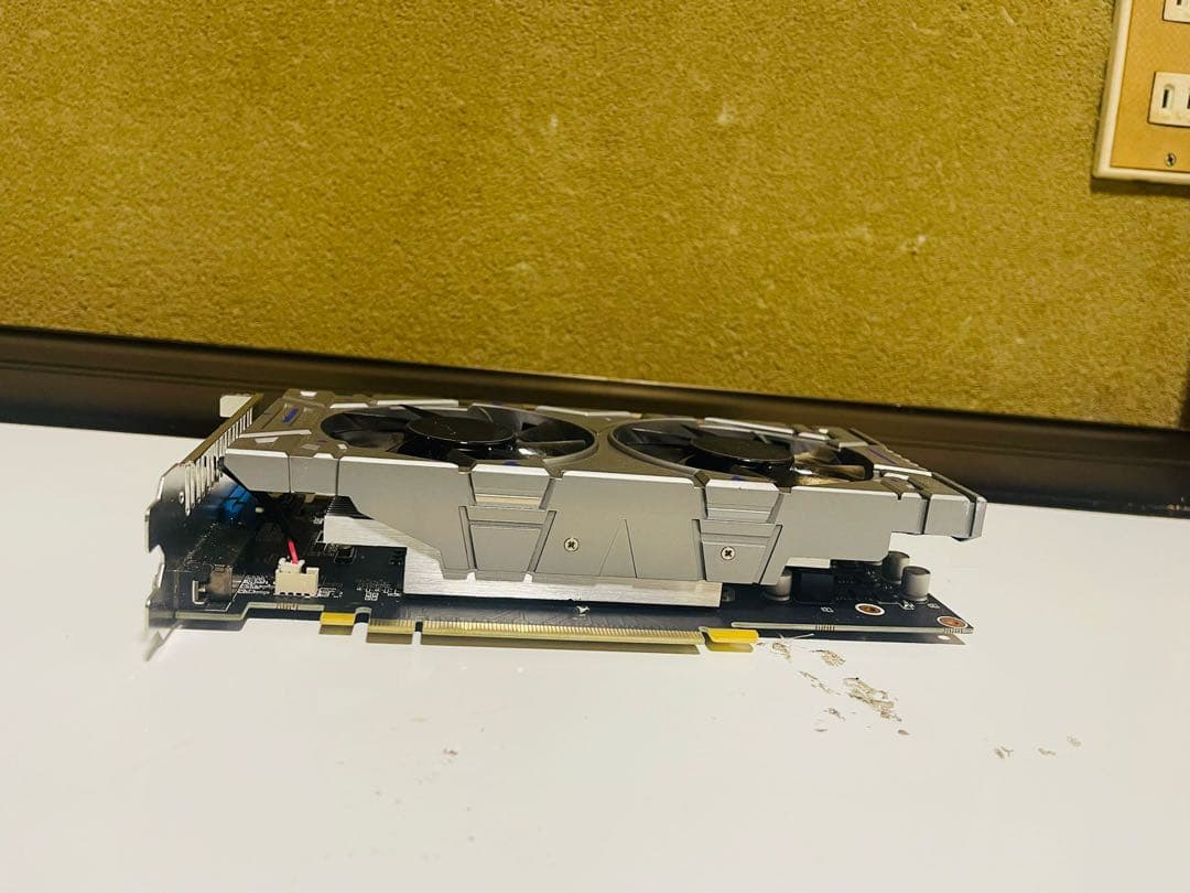 デュアルファン グラフィックボードGTX1050Ti-4GD5