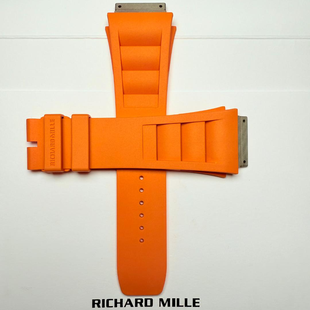 リシャールミル ラバーストラップ ベルト RM10 STRAP ORANGE M