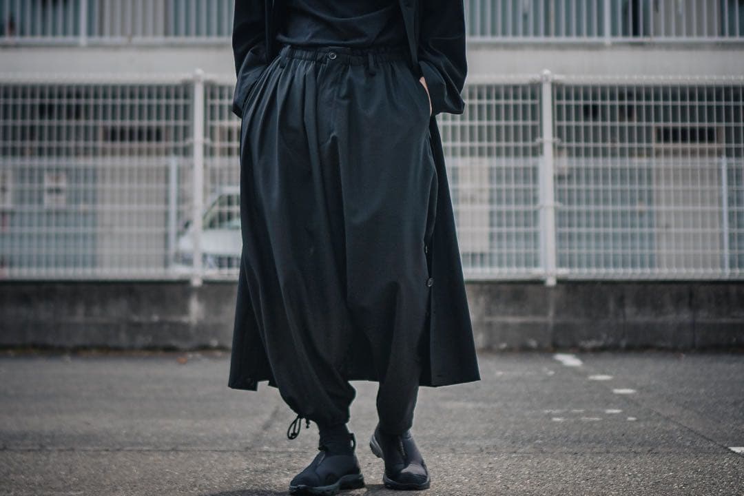 Y's BANG ON! アシンメトリー サルエルパンツ ワイドパンツ サイズM