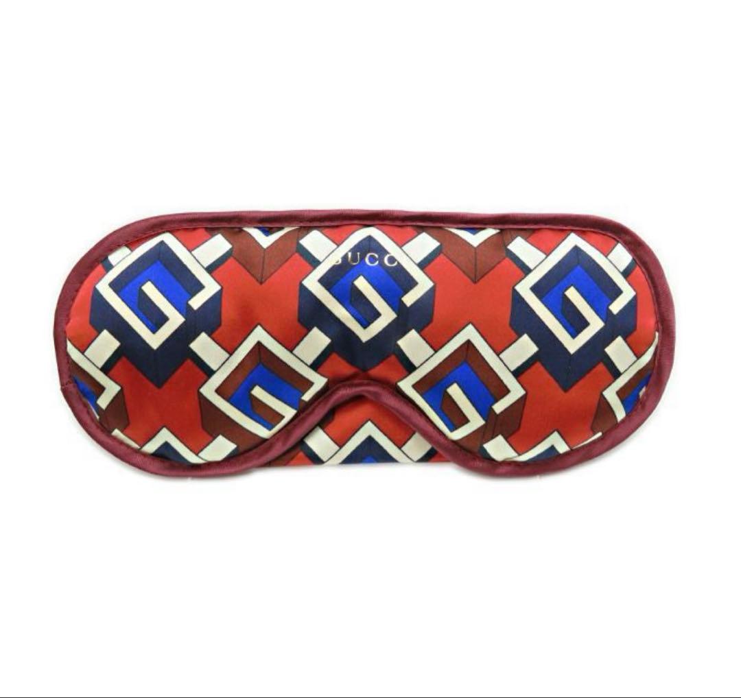GUCCIグッチ　ジオメトリックG アイマスク　ポーチ付き新品未使用品