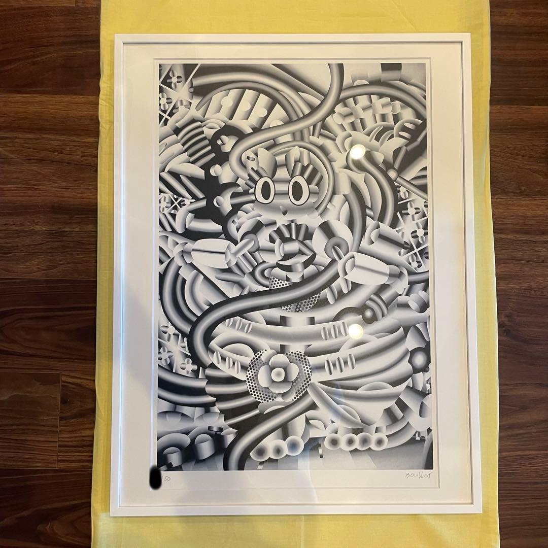 額装済geoffrey bouillot版画