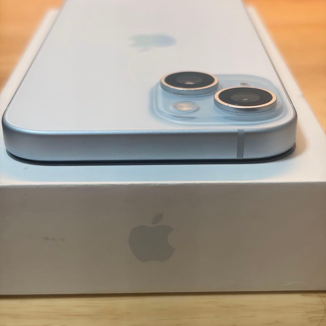 【超美品】《10%オフ》iPhone15本体128G blue バッテリー87%