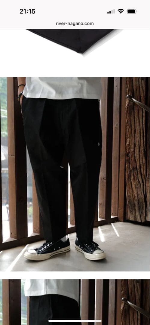 パンツ SEQUEL 24SS CHINO PANTS (TYPE-CP) BLACK