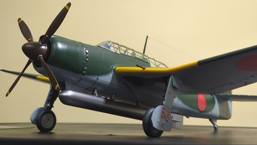 【プラモデル完成品】ハセガワ1/48日本海軍_流星改