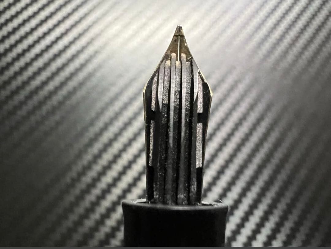 ペリカン 万年筆 美品 400NN M&K ブラックストライプ F