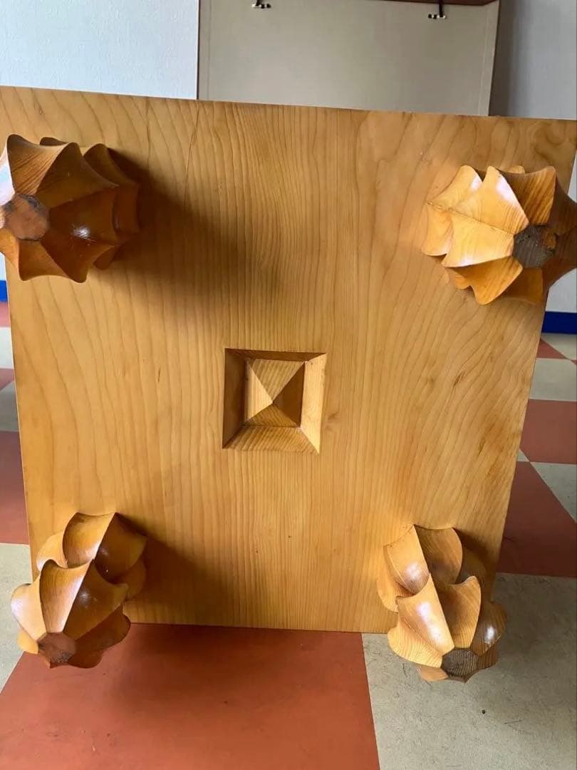 本榧囲碁盤 7寸 石つき