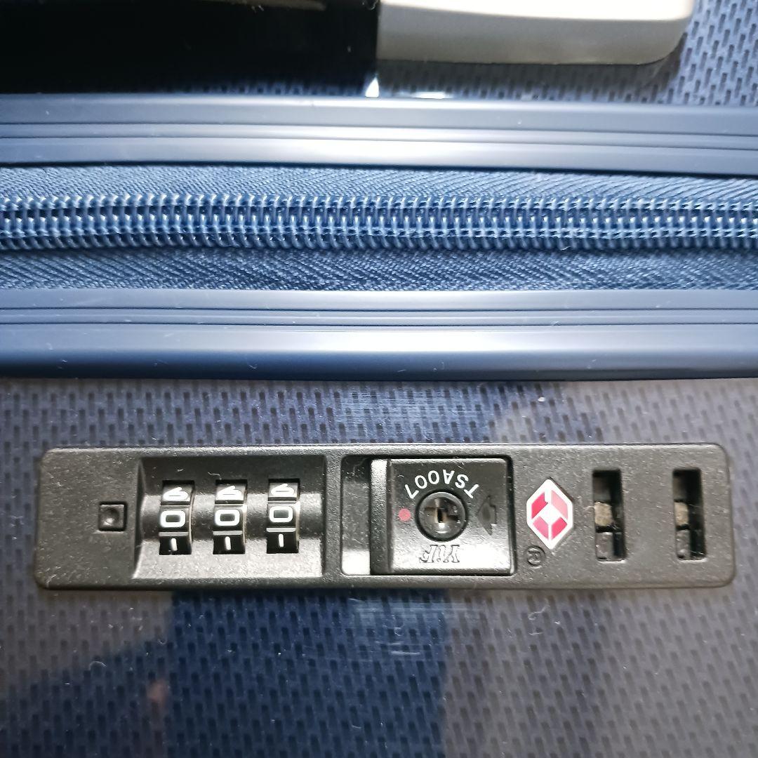 【新品未使用品】A.L.I. キャリーケース 国内線機内持込可　カーボンネイビー