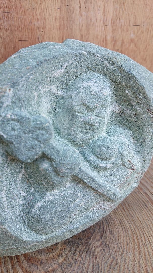 石仏、地蔵菩薩、仏像、倉田辰彦作